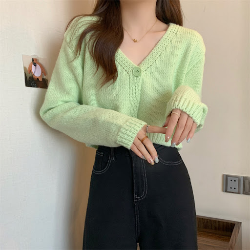 Title 3, Womens Knitted Cardigan Short Sweater