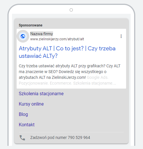 mobilne reklamy elastyczne google ads 