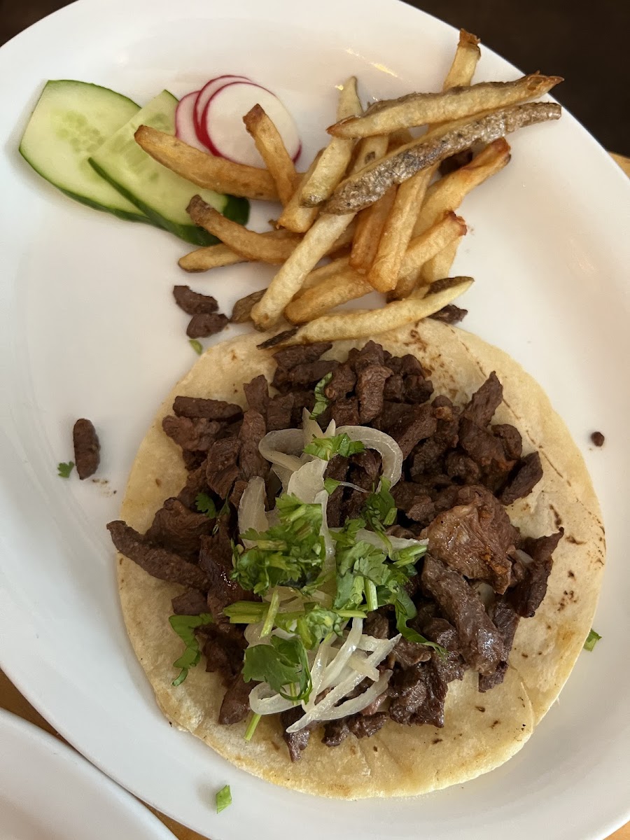 Steak taco