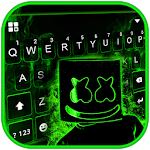 Cover Image of Baixar Neon Green DJ Keyboard Theme 1.0 APK