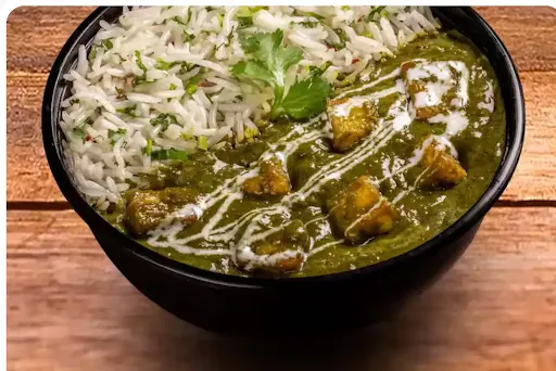 Palak Paneer Rice Bowl