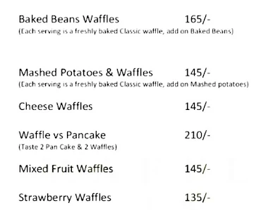 Waffle In The Box menu 