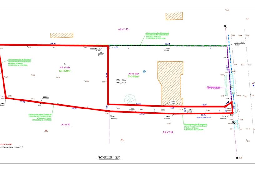  Vente Terrain à bâtir - 1 420m² à Soullans (85300) 