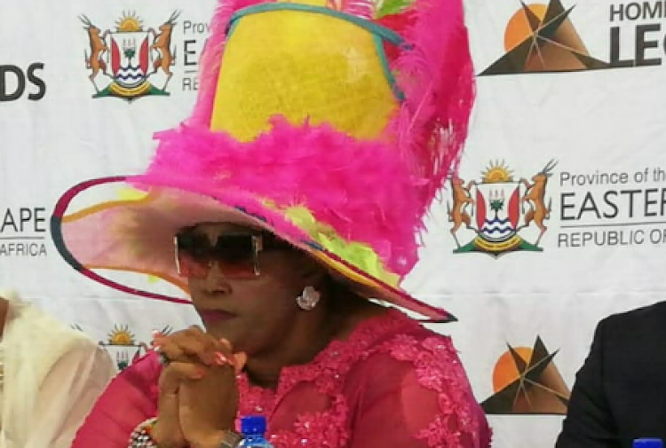 Pemmy Majodina looks colourful ahead of the East Cape premier’s state of the province address earlier in 2019