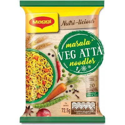 Maggi Veg Atta Noodles 72 Gm