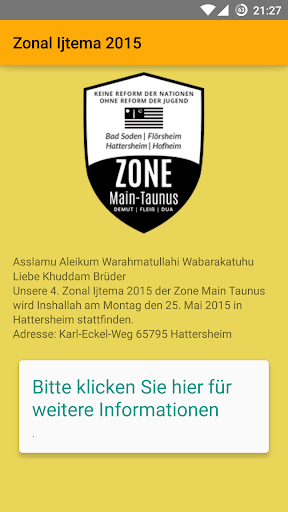 Zonal Ijtema Main Taunus 2015