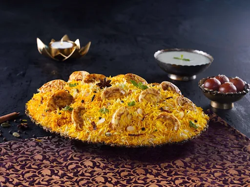 Tokhm-e-Biryani (Dum Egg Biryani - Serves 4-5)