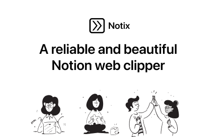 Notix: Notion Web Clipper small promo image