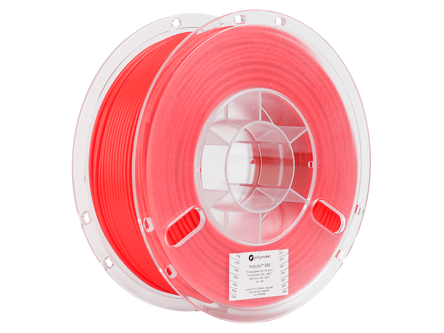 Polymaker PolyLite ABS Red - 1.75mm (1kg)