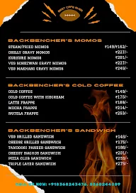 Backbencher's Cafe menu 3