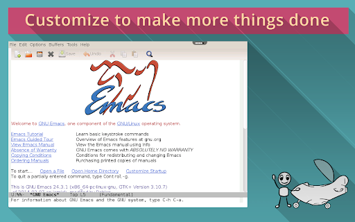 Emacs on rollApp