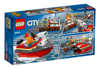 Конструктор City Fire 60213 Пожар в порту 97 деталей LEGO за 981 руб.