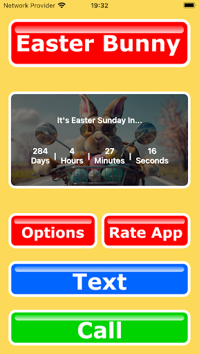 Screenshot Easter Bunny Call & Text