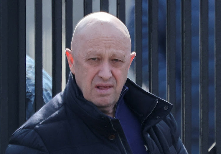 Founder of Wagner private mercenary group Yevgeny Prigozhin leaves a cemetery before the funeral of a Russian military blogger who was killed in a bomb attack in a St Petersburg cafe, in Moscow, Russia, on April 8 2023. Picture: YULIA MOROZOVA/REUTERS