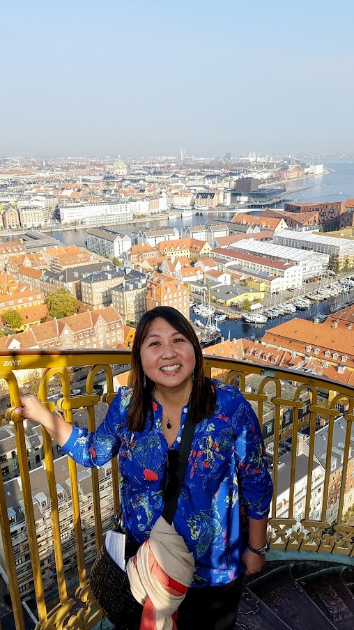 Visiting Church of Our Savior, also known as Vor Frelsers Kirke, in Copenhagen