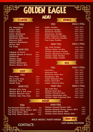 Golden Eagle menu 1