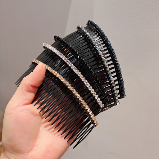 Title 6, Womens Crystal Hair Comb Organizing Box Keep y...