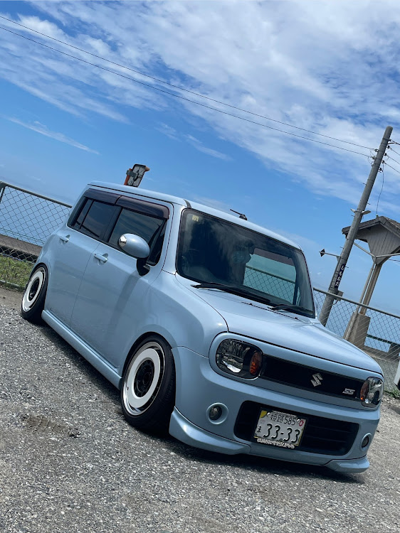 アルトラパンの海と愛車・梅雨の晴れ間・ドライブ・HE22Sラパン・旅行の思い出に関するカスタム事例の投稿画像2枚目
