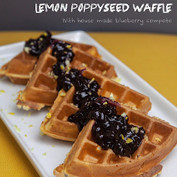 Lemon Poppy Seed Waffle