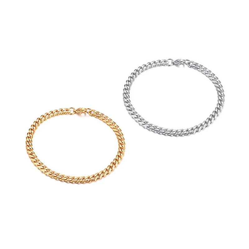 Bracelet homme Edging 5mm en acier titane. Un bijou tendance, robuste et durable. L'accessoire parfait pour un look moderne et élégant.