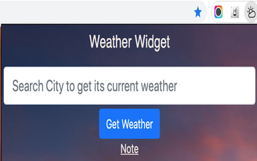 Weather Widget