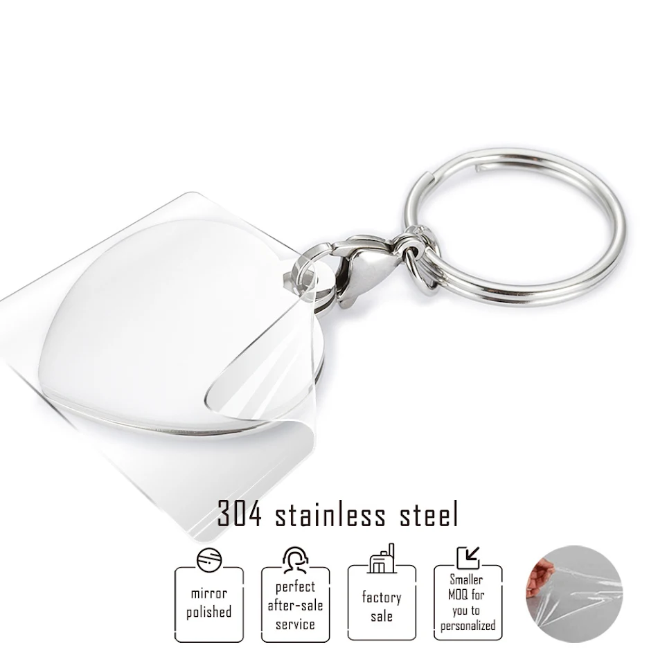 RVS Foto Sleutelhanger Gepersonaliseerd Creatief Cadeau Draag je dierbare herinneringen altijd met je mee en creëer een unieke stijl.