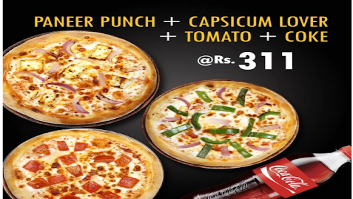 Paneer Punch + Capsicum Lover + Tomato + Coke 250ml