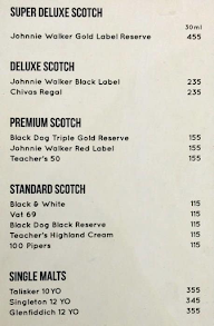 The Sunbeam Premium menu 4