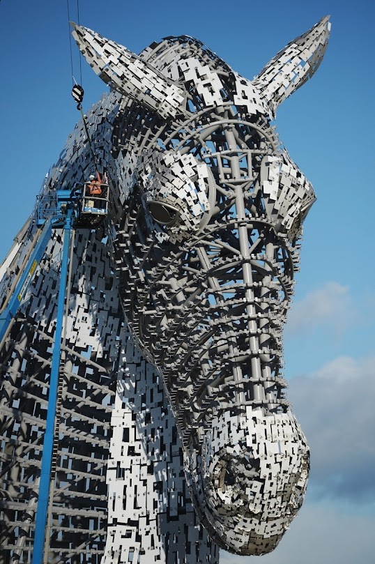 The Kelpies, o monumento aos espíritos da água