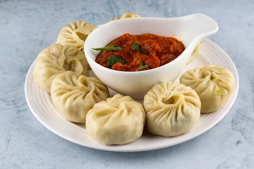 Veg Steamed Momos [6 Pieces]