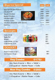 Kairons Blue Ice Restaurant menu 4