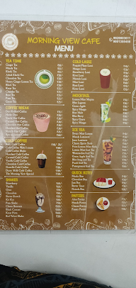 Morning View Cafe menu 1