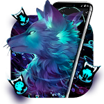 Cover Image of Скачать Dark Night Magic Wolf Theme 1.1.1 APK