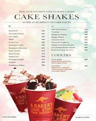 M G Bakers menu 5