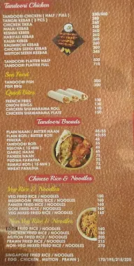 Khalids Biriyani menu 1