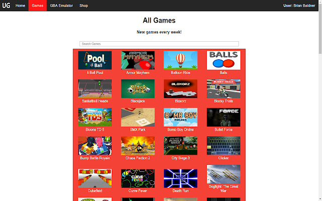Ultimate Games Client chrome extension