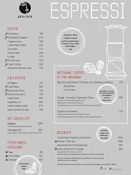 Zen Cafe menu 5