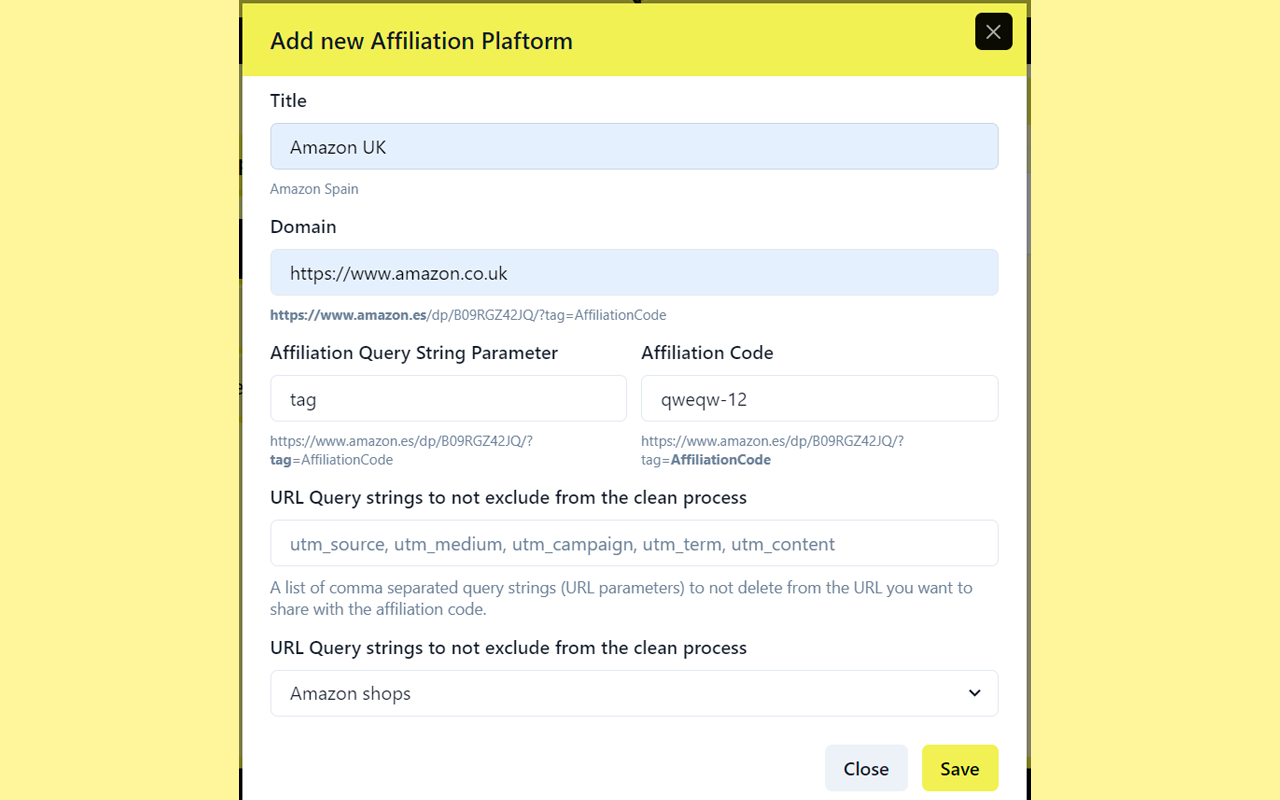 Affiliation Tools - affiliate link generator Preview image 3