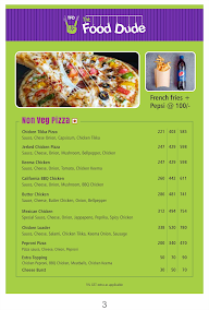 The Food Corner menu 3