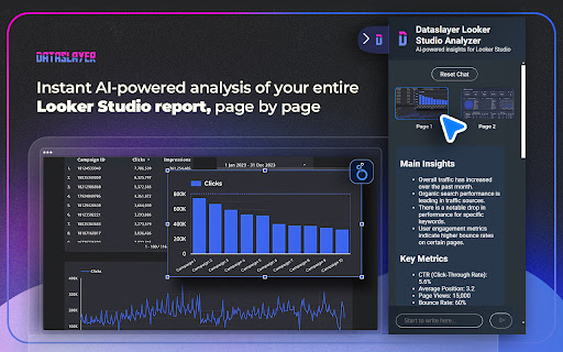 Dataslayer AI Looker Studio Analyzer