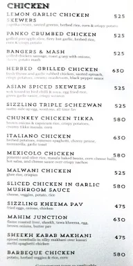 Sizzle House menu 8