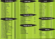 Nischal Super Sandwich & Juice menu 3