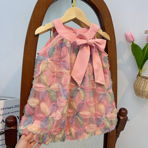 Title 7, Fashionable Baby Girl Princess Dress Stylish Ou...