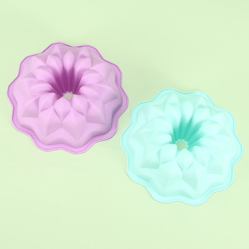 Title 3, Large Single Double-layer Flower Silicone Cake ...