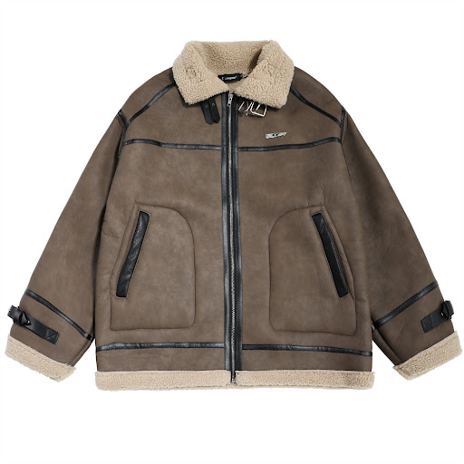 Title 11, Luxurious Fleece Lined Lamb Fur Coat Stay Warm ...