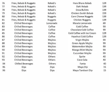 Gobblers Rolls & Bowls menu 