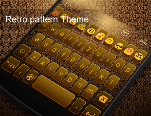 免費下載個人化APP|Emoji Keyboard-Retro Pattern app開箱文|APP開箱王