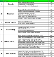 Paris Waffle Co. menu 2