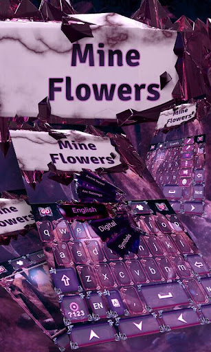 Mine Flowers Go Keyboard