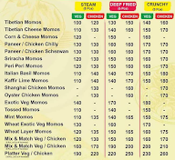 Momo Dimsum Town menu 1